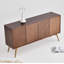 Buffet en noyer de style rétro-1392715543