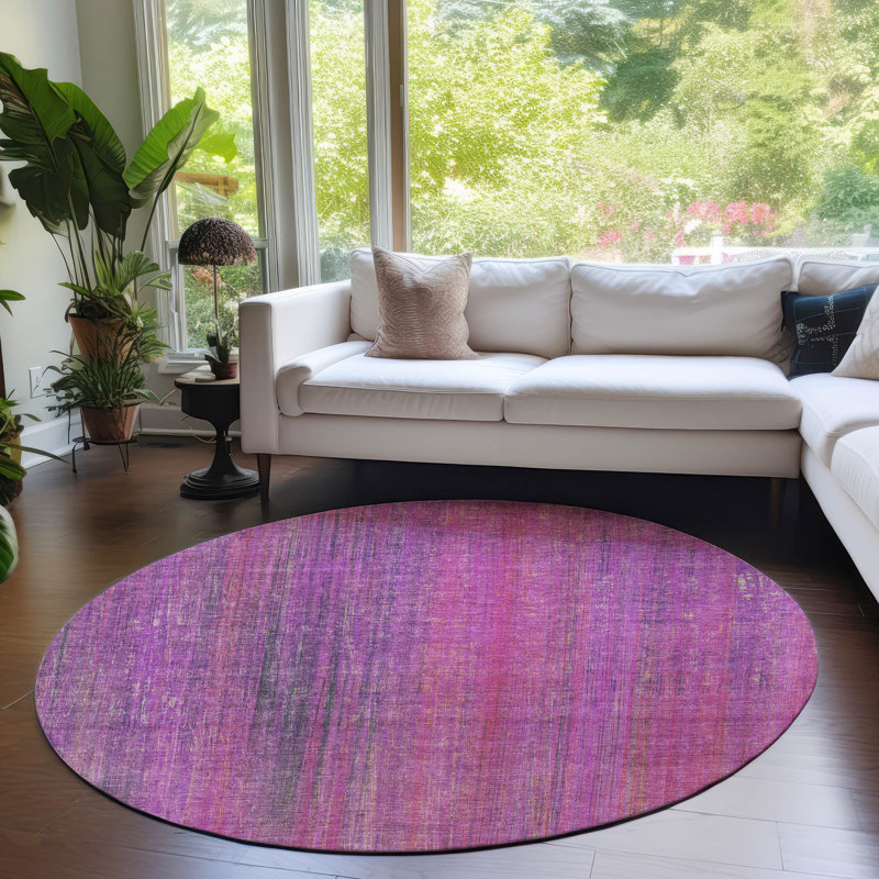 Tapis intérieur / extérieur Kinslee, Rond 8 pi