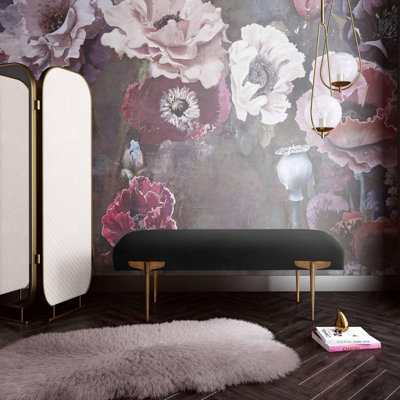 Banc en velours Amplitude