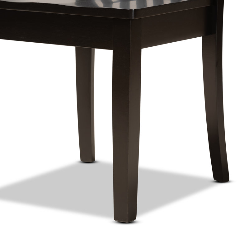Ensemble repas pour 6 personnes Fezan, Brun foncé, Marron foncé