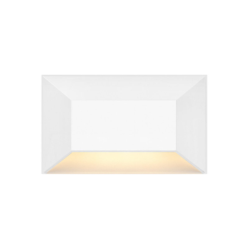 Hinkley Nuvi Rectangular Deck Sconce, White