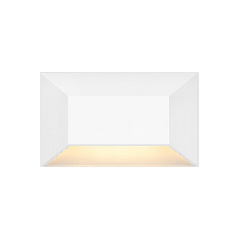 Hinkley Nuvi Rectangular Deck Sconce, White