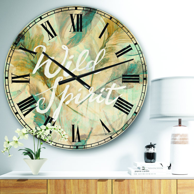 Horloge murale traditionnelle Wild Spirit, Petit