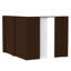 Ensemble mural en forme de L avec porte Everblock-84320705-84320716