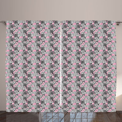 Semi Sheer Curtain Pair