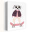 Dalmatian Skater Dog Modern Playful Whimsical Dog Wall Art Print 1 Piece Wrapped Canvas Wall Art-708657501