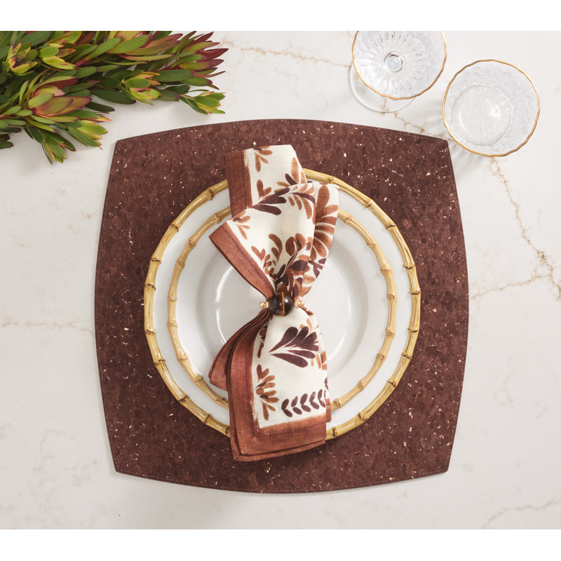 Whistler Placemat, Olive/Gold