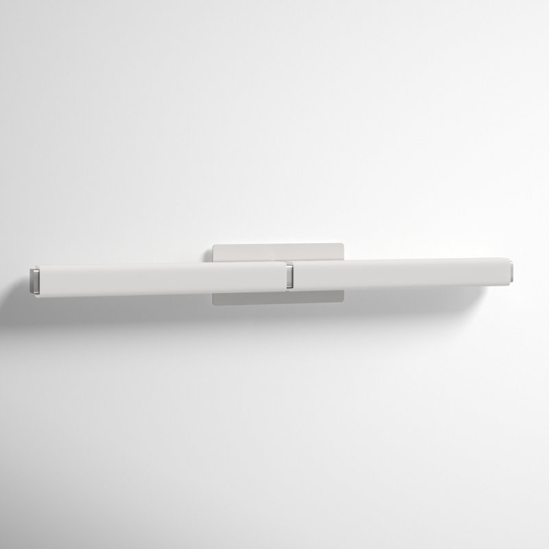 Erby LED Flush Mounted Sconce, Brushed Nickel, 3000K, 5" H x 39" W x 3" D