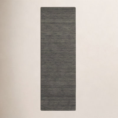 Nala Handmade Wool Charcoal Rug