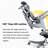 46.85″ Modern Simple Gray Ergonomic Chair, Breathable Mesh Back Support Swivel Seat for Home & Office