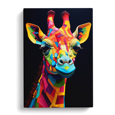 Giraffe Orphism No.2 - No Frame Print
