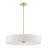 Venlo 5 - Light Satin Brass Shaded Pendant