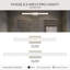Éclairage pour meuble-lavabo linéaire intégré en nickel brossé à DEL phase brossée 5CCT Phase 36-130105091-127379901