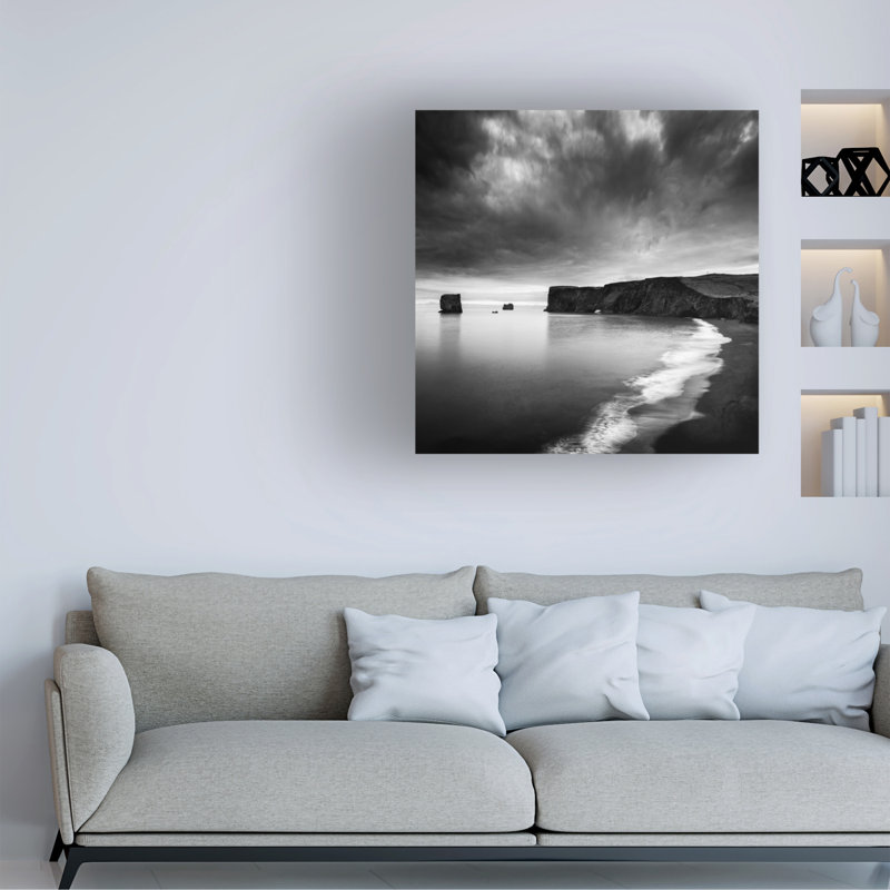 «Black Steel In The Hour Of Chaos» sur toile, art audacieux, L 35 po x H 35 po