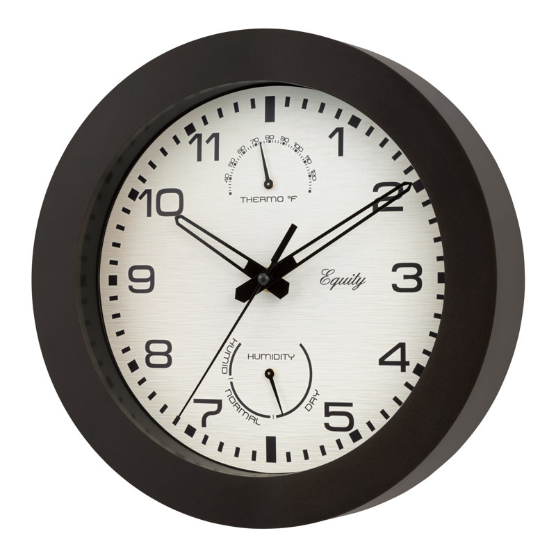 Chrisman Quartz Analog Indoor/Outdoor Wall Clock
