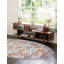 Tapis orange / gris / bleu Haefner-16024772
