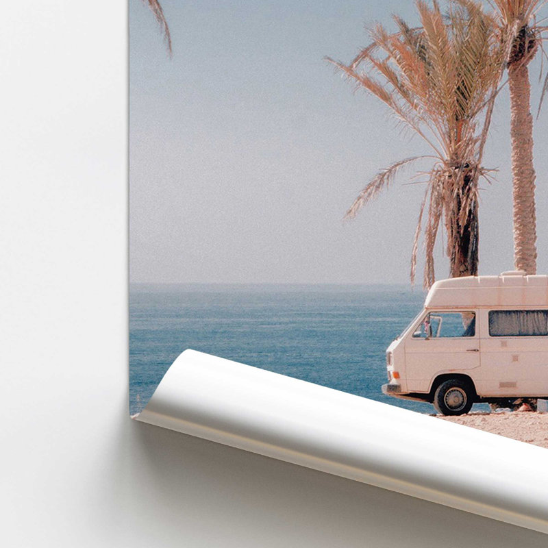 Timeless Tropical Escape, impression sur rouleau, H 16 po x l 12 po x P 0,1 po, Papier