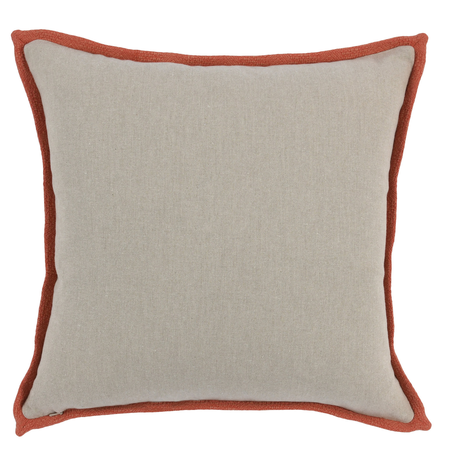 Thayer Cotton Throw Pillow, Orange