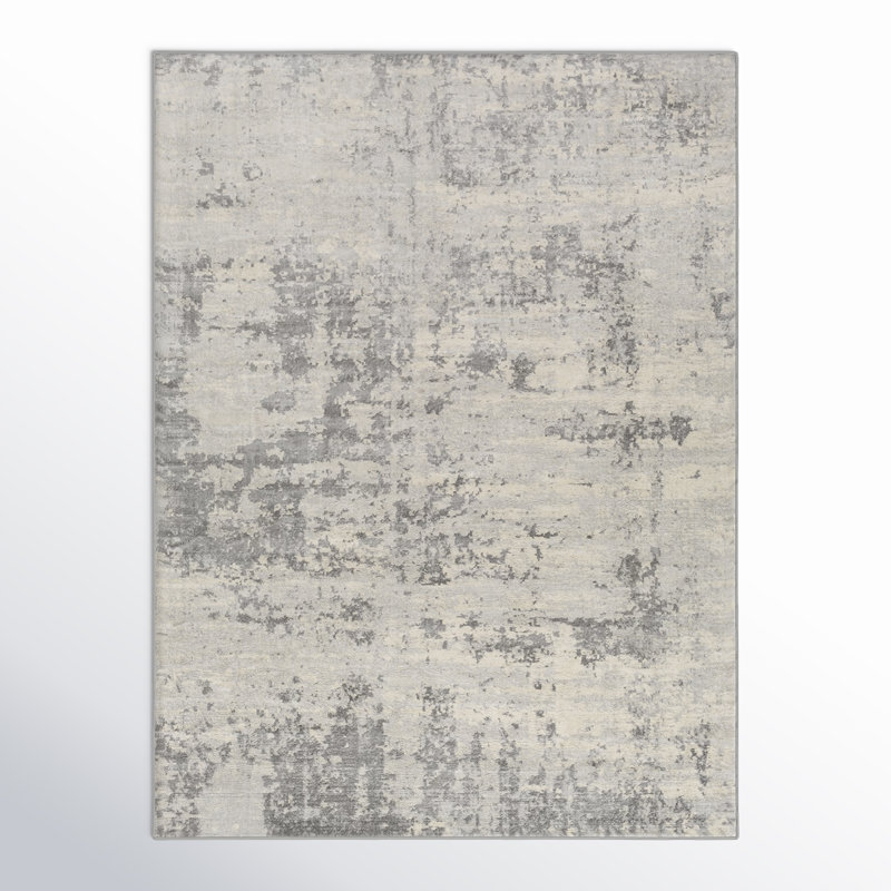 Tapis à motif abstrait tissé au métier mécanique Griffiths, Rectangle 2 pi x 3 pi