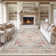 Medallion Non Slip Washable Rug(Orange)
