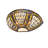 15" Wide Fleur-De-Lis Wall Sconce
