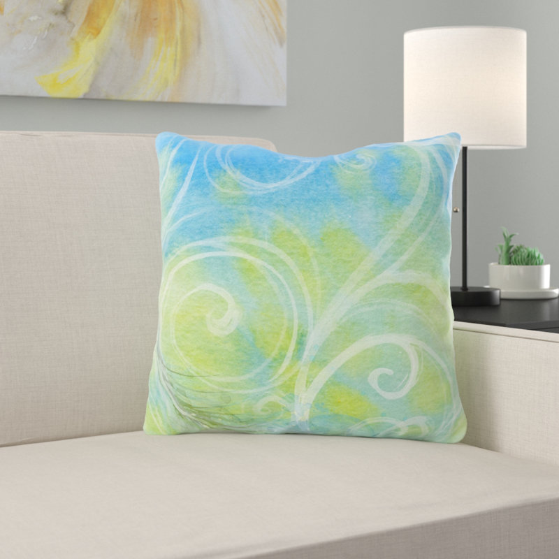 Housse et insert de coussin d'extérieur carré Widmer, Microsuède, Intérieur