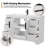 Skeen 48" Single Bathroom Vanity Set With Resin Sink Top, Faucet, Assembly Required-849732727