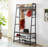 6 Pair Solid Wood Shoe Rack