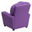 Contemporary Kids Recliner with Cup Holder-56801100