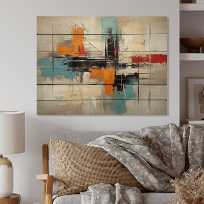 «Jete Asian Art Abstract Expression I» sur impression sur bois