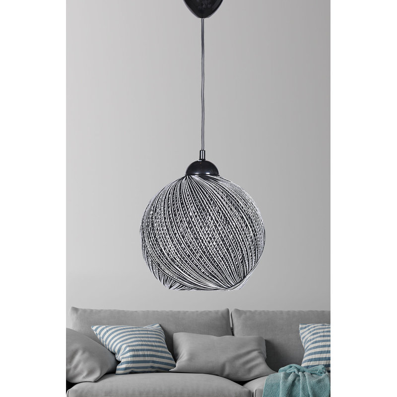 Luminaire suspendu sphère 1 lumière Tennyson