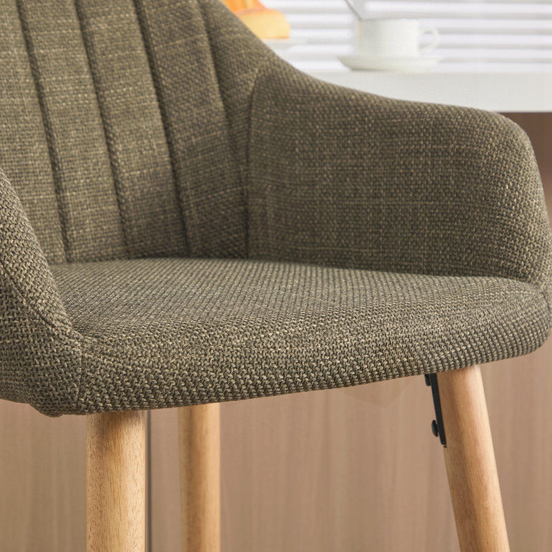 Ensemble de 2 tabourets de bar modernes, Vert