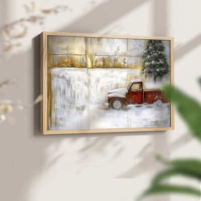 Art de Noël - Dxxxviii - reproduction encadrée - réversible