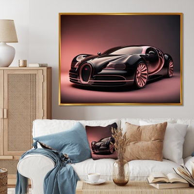 «Visionary Bugatti Design V», reproduction sur toile