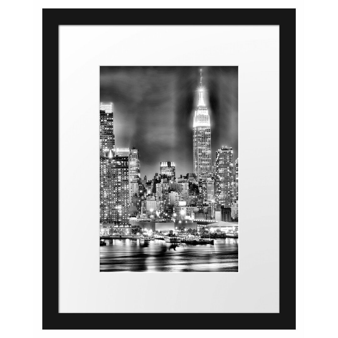 Gerahmtes Poster Skyline von New York