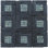 Landscape Wonder 2" x 2" Black Slate Novelty Mosaic Wall & Floor Tile