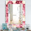 Miroir mural sans cadre 29 fleur-40099553
