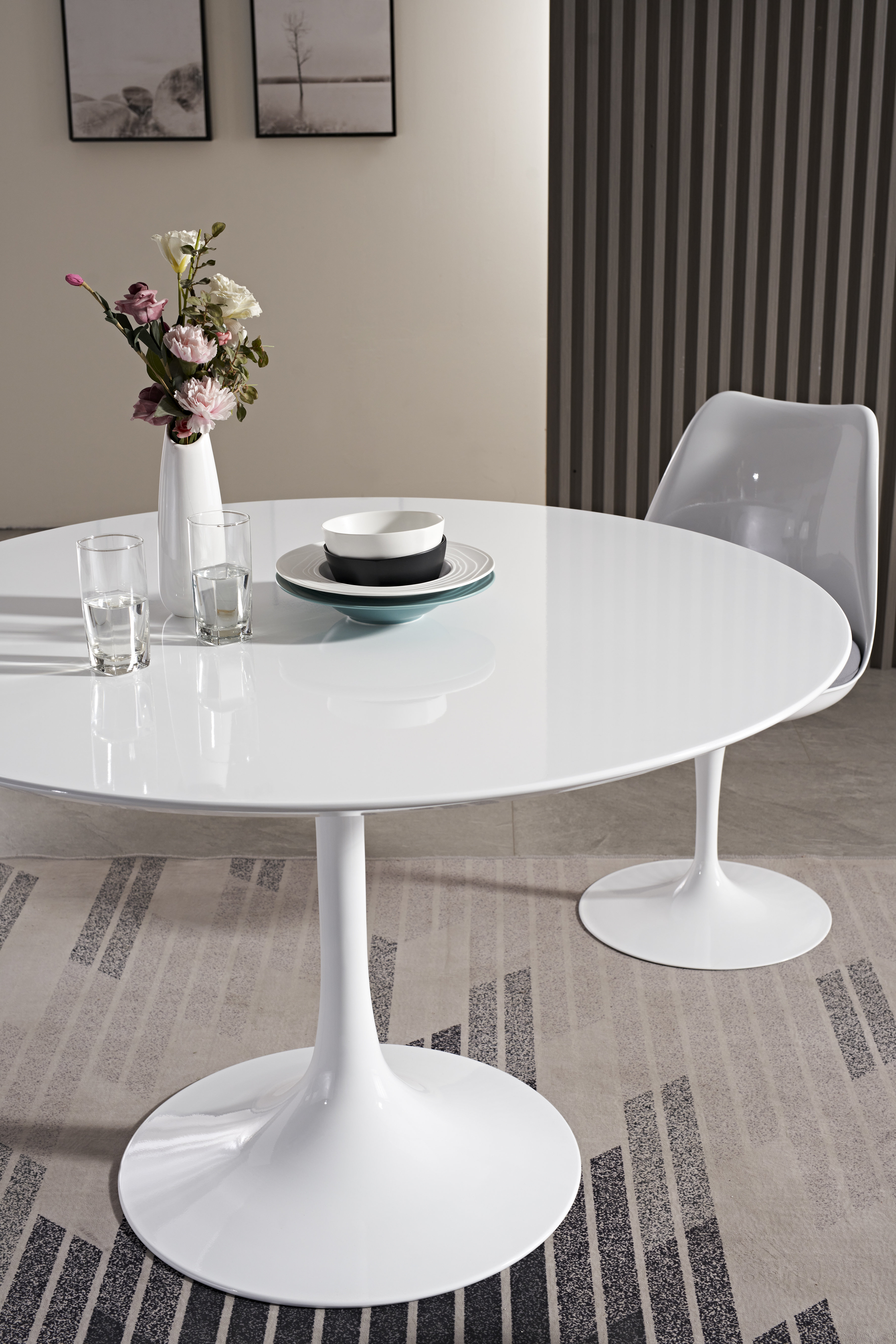 mdf modern design dining tables
