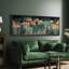 «Clouds Tree Illusion», art mural abstrait forêt, impression numérique sur toile giclée sur toile-111652942-111652944