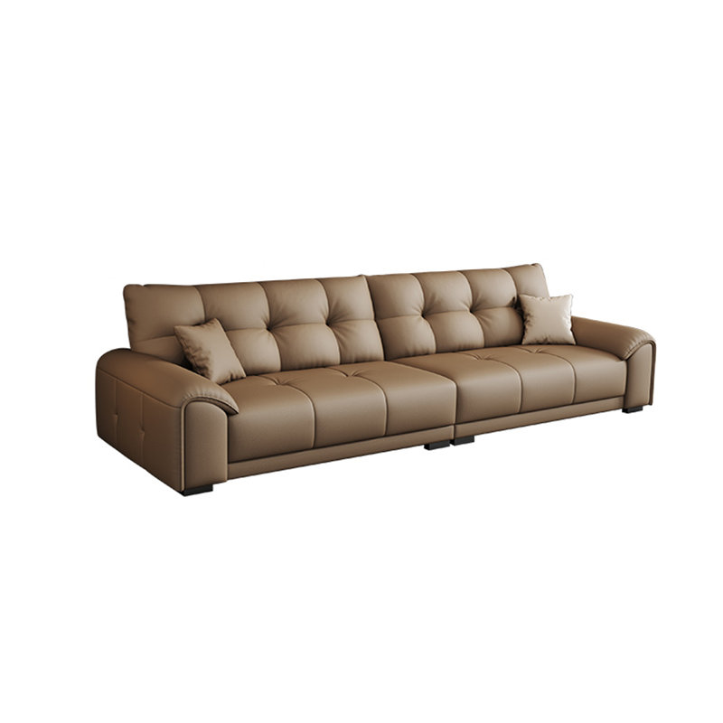 Canapé droit italien simple, H 35,43 po x l 133,85 po x P 37,4 po, 5