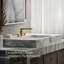 Composed Widespread Bathroom Faucet with Drain Assembly-1564658415