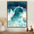 Brown Floater Framed