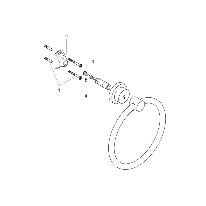 Citterio Closed Ring, Chrome