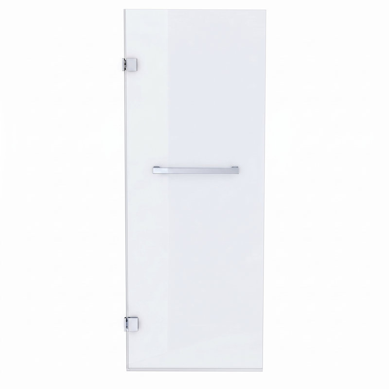 Fine Fixtures 28" x 58" Frameless Pivot Tub Door, Polished Chrome, Chrome
