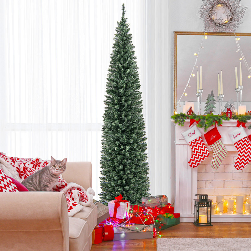 Arbre de Noël artificiel éclairé 8 pi