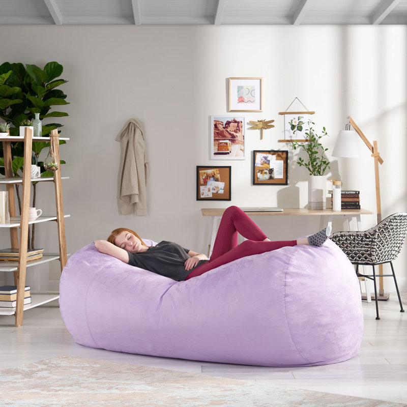 Polyester Classic Bean Bag, Lavender