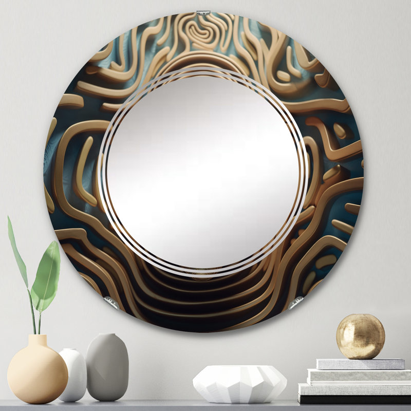 Miroir mural Sebastianne, 24 po x 24 po