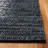 Phillis Vintage Leather Hand Woven Leather/Cotton Geometric Rug in Light Gray-1392022901
