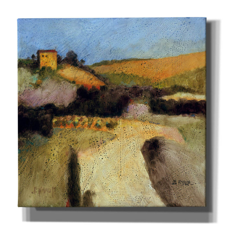 «Castello Pastine 1» par J.E. Knauf, art mural sur toile, H 12 po x l 12 po x P 0,75 po