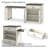 83.1'' Extendable Kitchen Island With Slide Out Table And Storage Racks For 2-6 Person,Kitchen Island With Tempered Glass Doors,Walnut Woodgrain Dining Table,Power Outlet,Bar,Prep Station(Cream White)